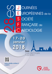 Découvres les Journées Européennes de la Société Française de Cardiologie les 17, 18, 19 et 20 Janvier 2018